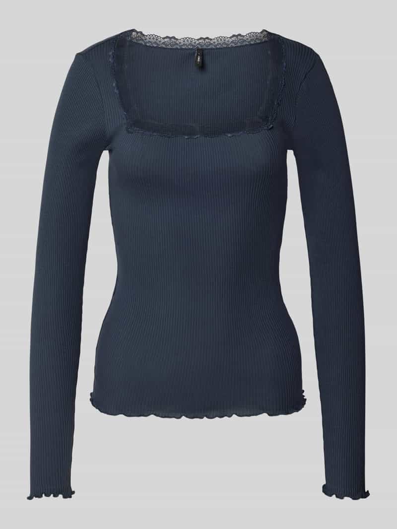 Only Slim fit shirt met lange mouwen van puur katoen model 'XENA'