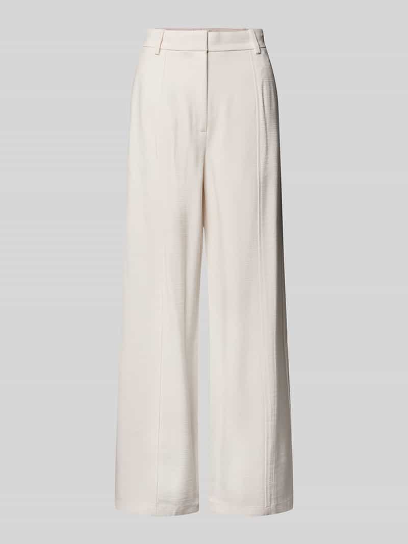 Wide leg pantalon van viscosemix