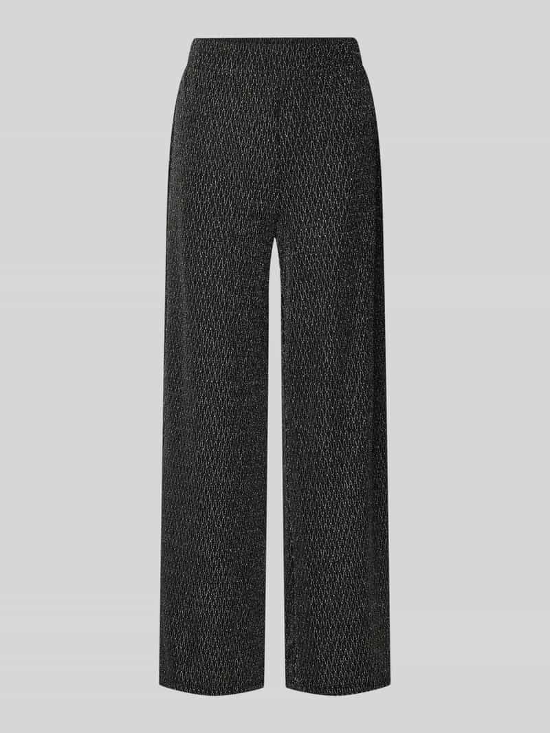 Only Wide leg broek met elastische band model 'CAROL'