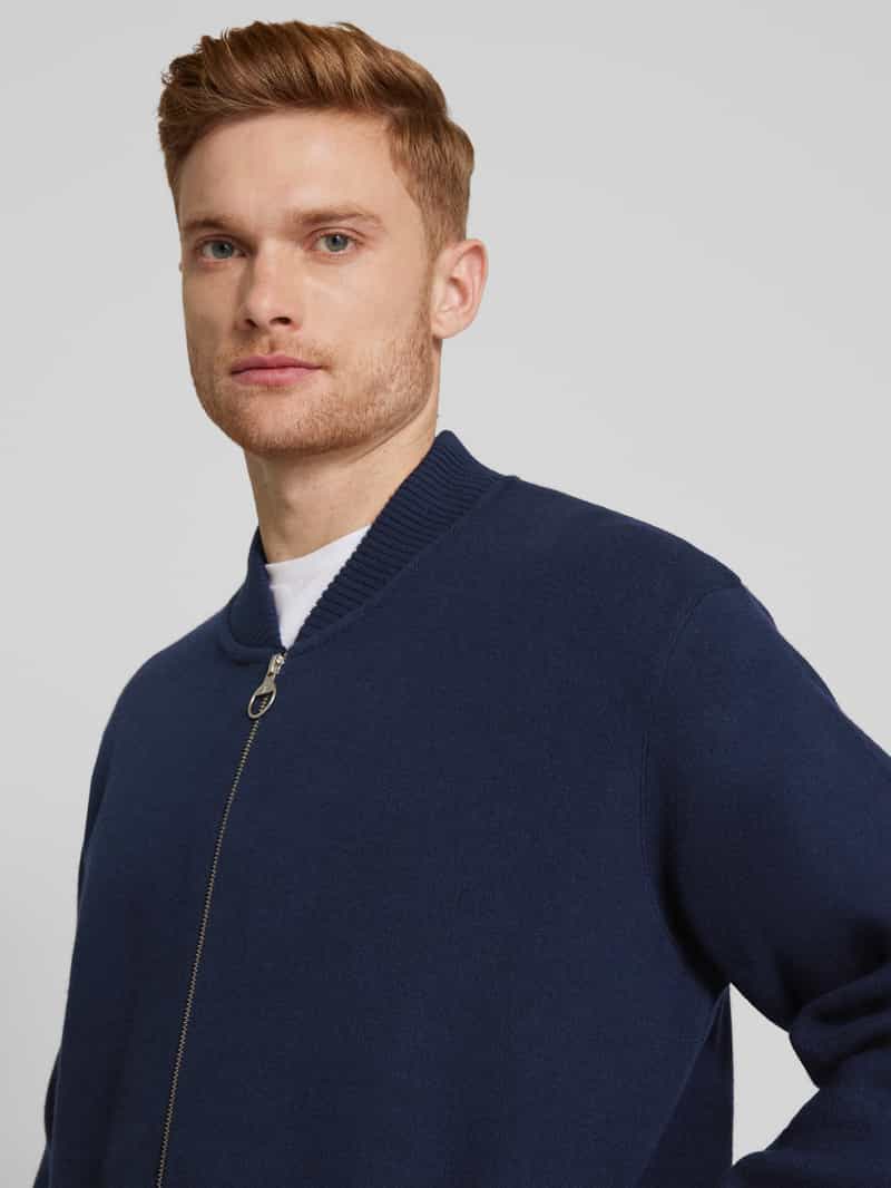 ARMEDANGELS Gebreid jack met labeldetail model 'YAAKOV'