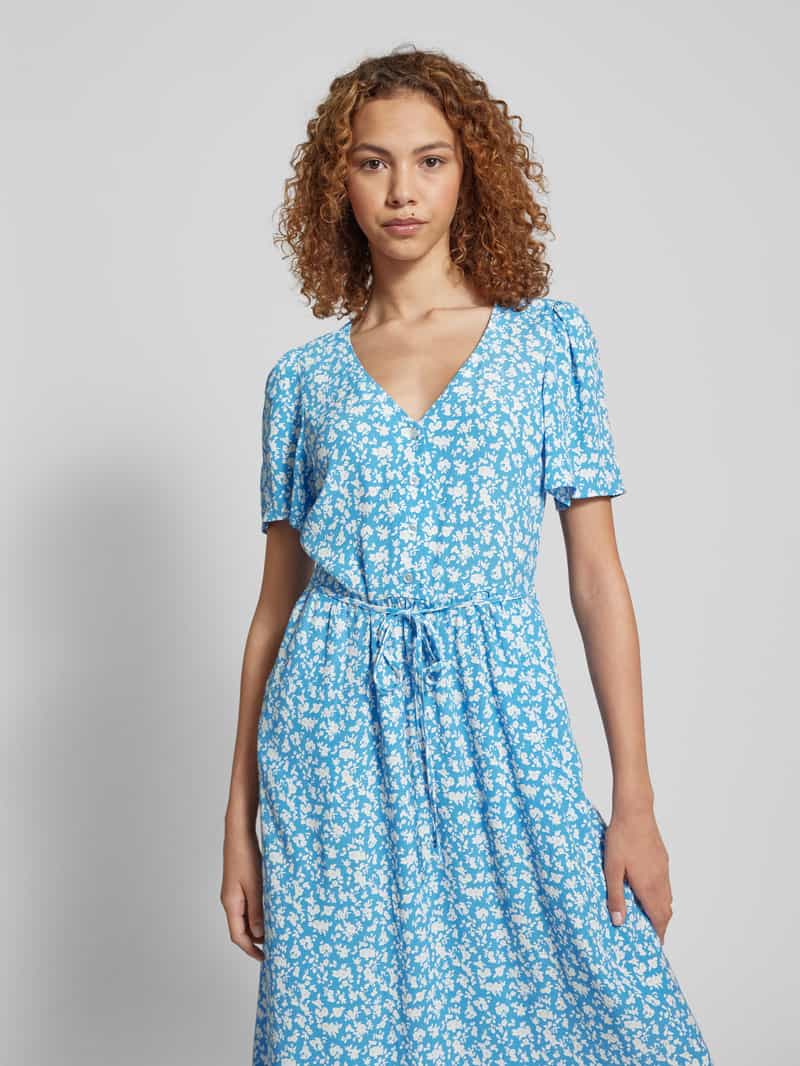 Marc O'Polo DENIM Midi-jurk van viscose met strikceintuur