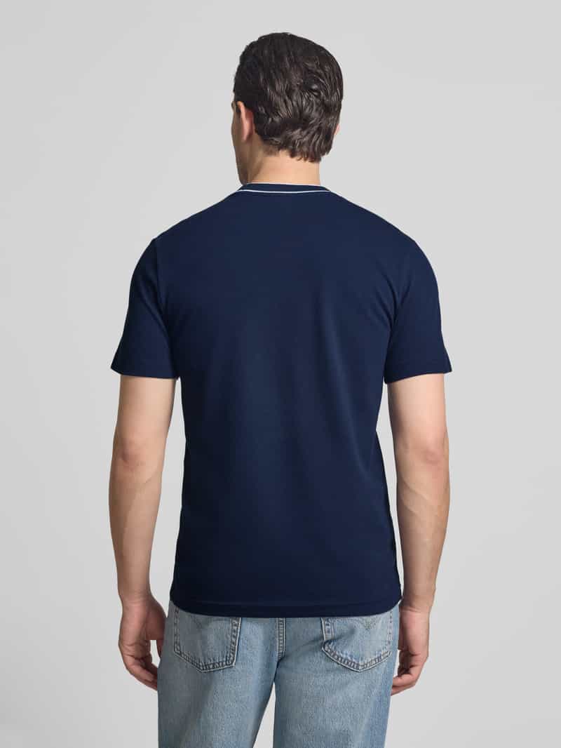Lacoste TH8174 t-shirt donkerblauw blauw, foto 3