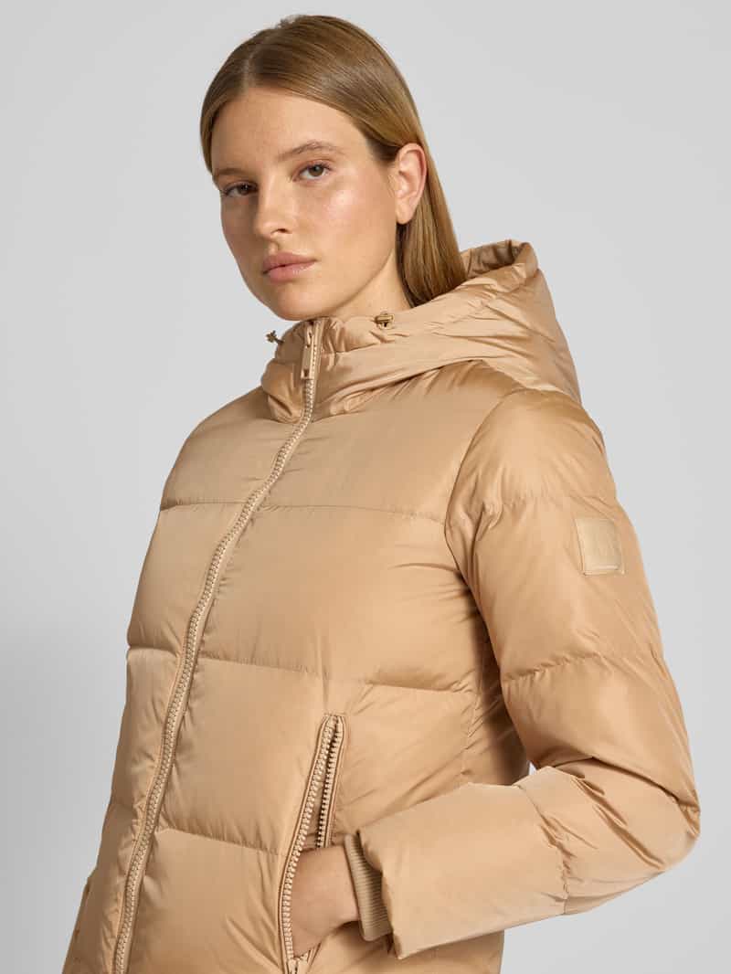Armani Exchange Regular fit lange donsjas met tweewegritssluiting