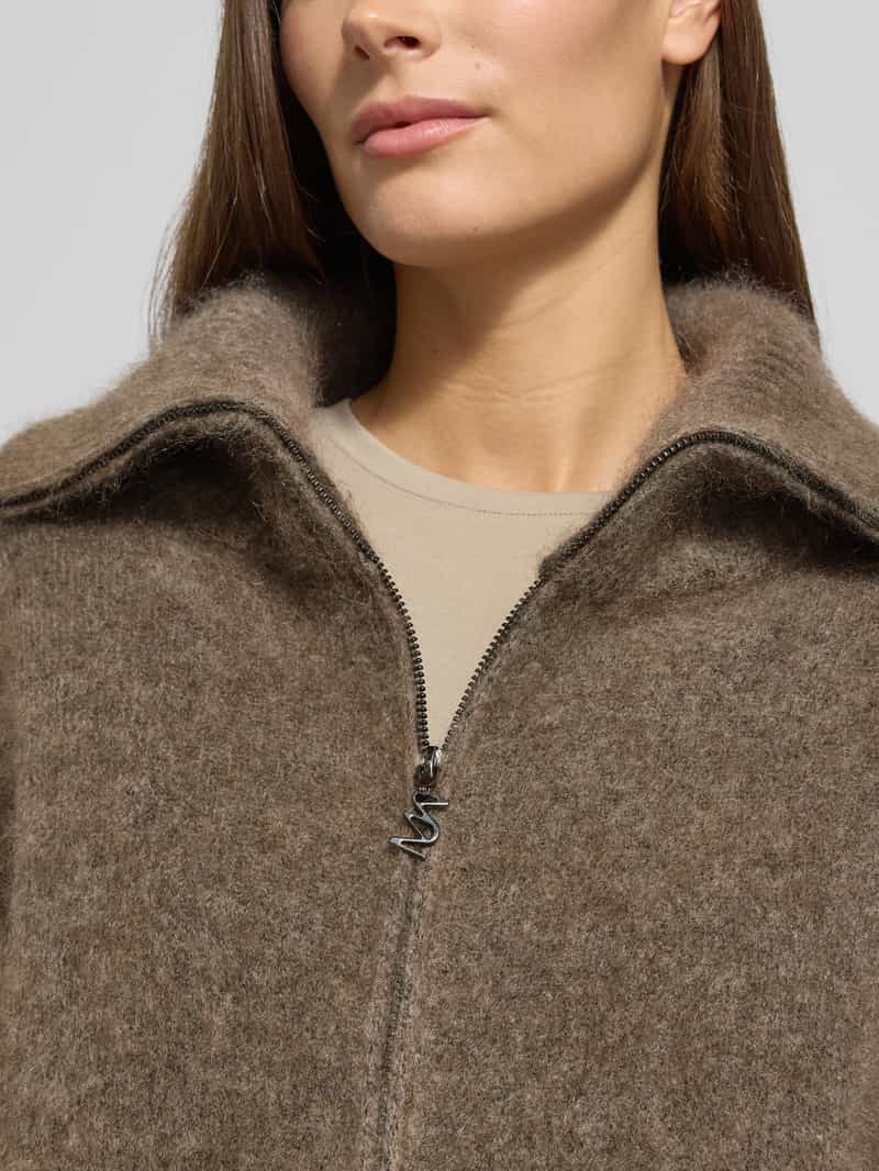 MOS MOSH Gebreid jack met ritssluiting model 'Hulda'