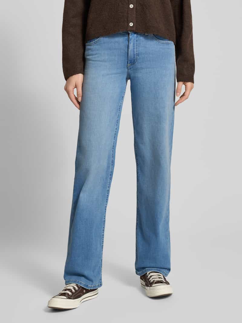 Only straight fit jeans van katoenmix model 'BLUSH' jeansblauw, foto 3