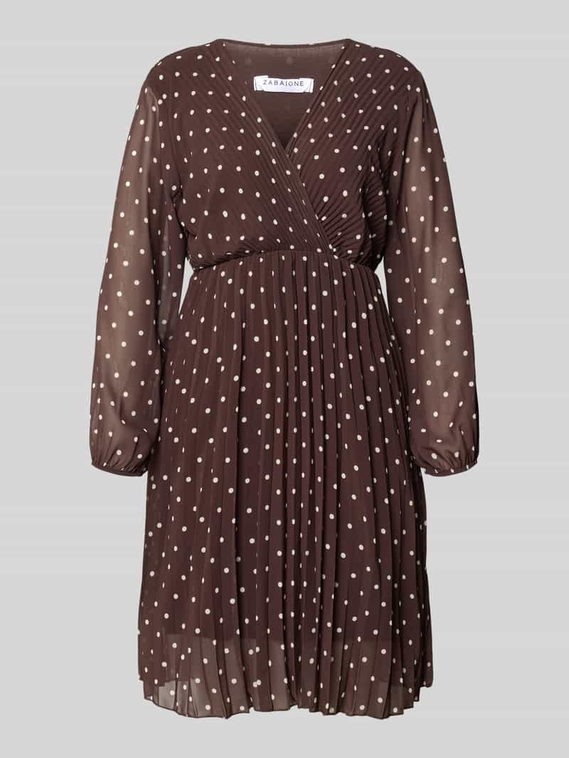 ZABAIONE Getailleerde blousejurk met all-over motief model 'Im44si'
