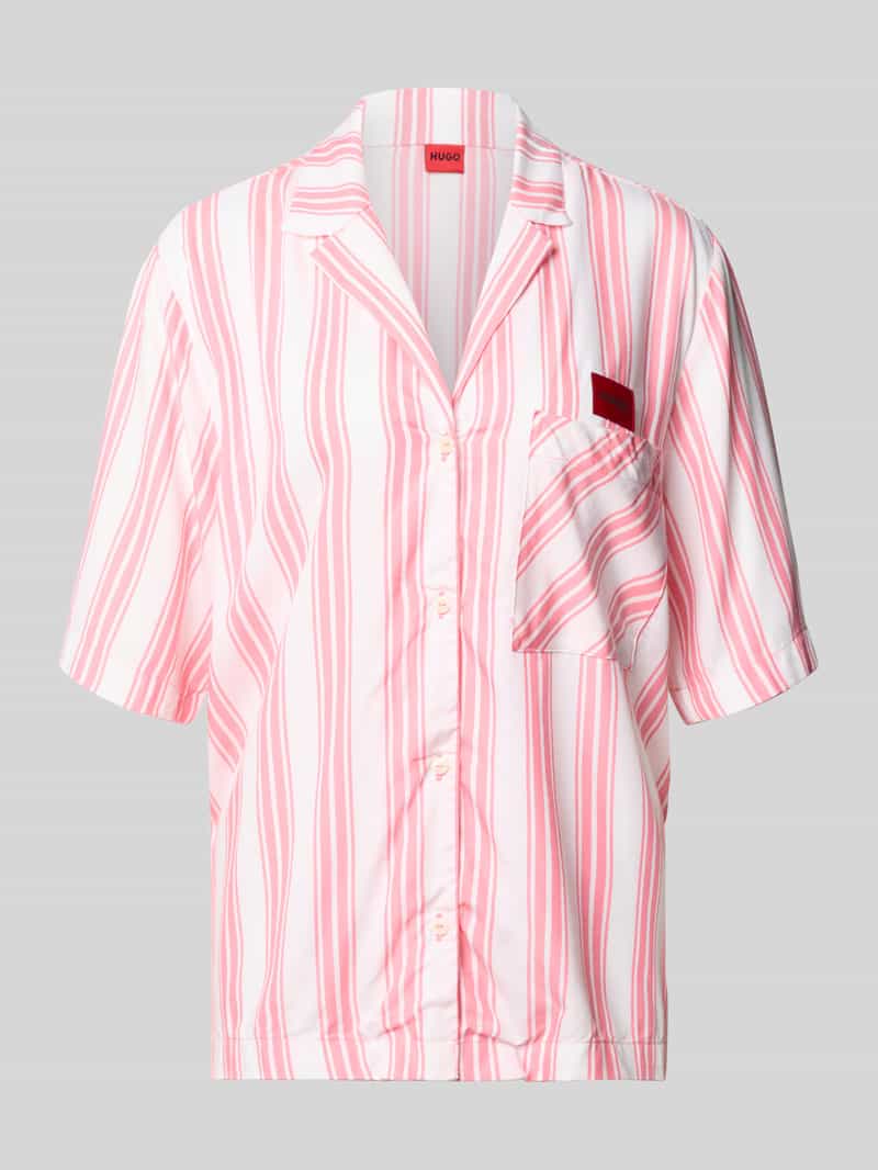 Pyjama van lyocell met logopatch