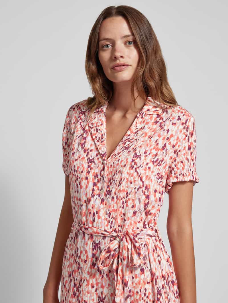 Christian Berg Woman Selection Maxi-jurk van viscose met stoffen riem