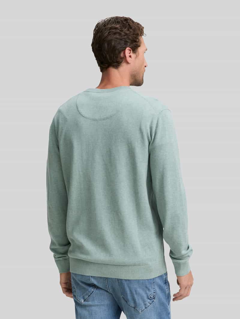 Tom Tailor Regular fit pullover van puur katoen