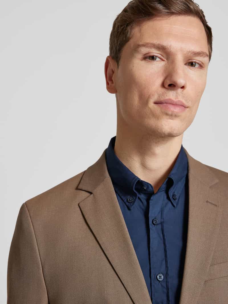 Boss Slim fit zakelijk overhemd met kentkraag model 'Roan'