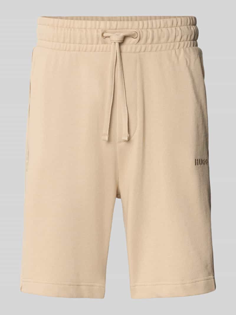 HUGO Korte broek met elastische band model 'LIAM'