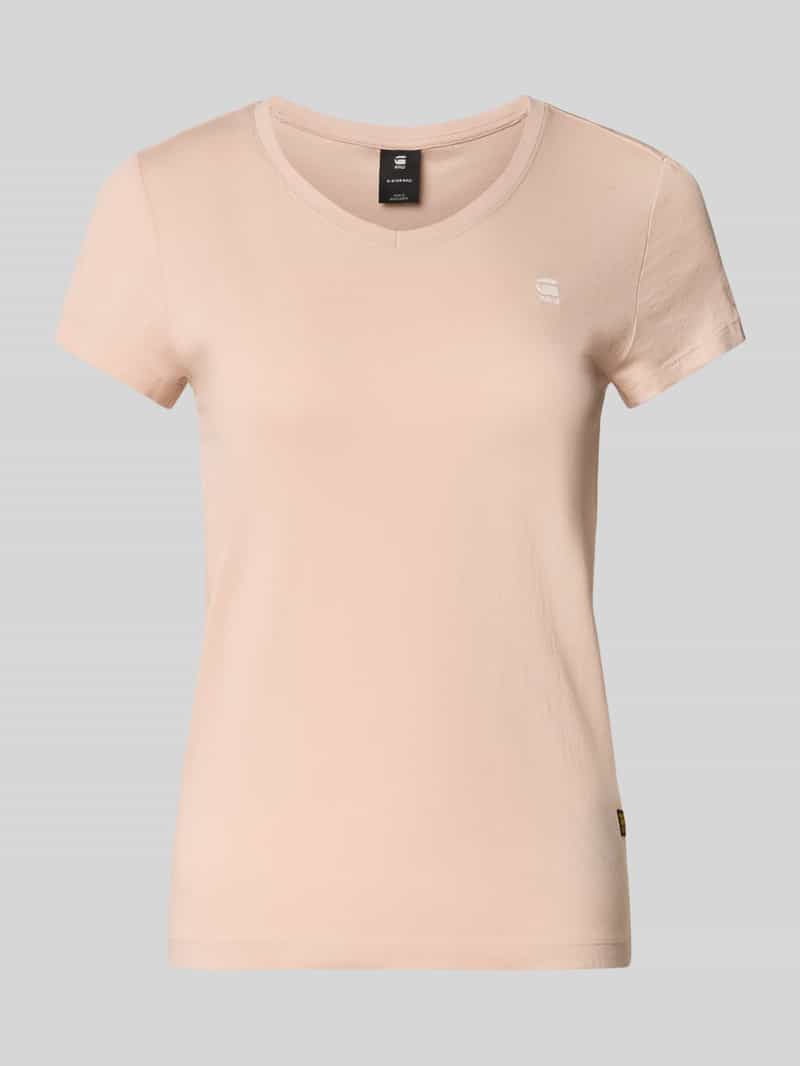 G-Star Raw Slim fit T-shirt met labelstitching model 'Eyben'