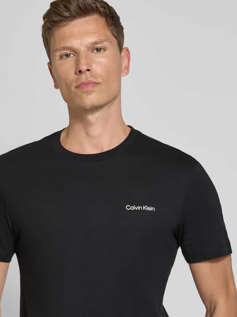 CK Calvin Klein T-shirt met labelprint