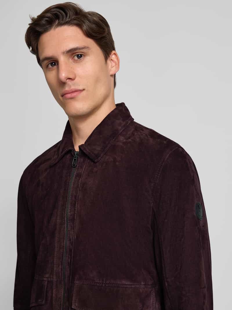 JOOP! Collection Leren jack met ritssluiting
