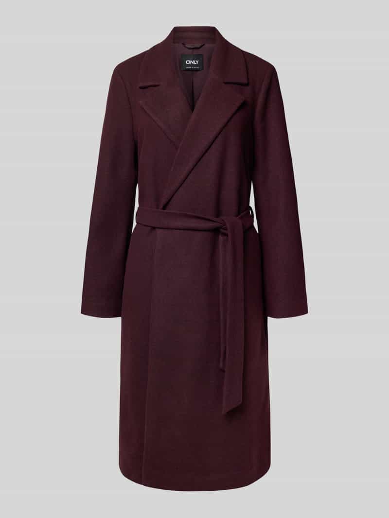 Only Lange jas ONLALVILDA LIFE WRAP COAT OTW