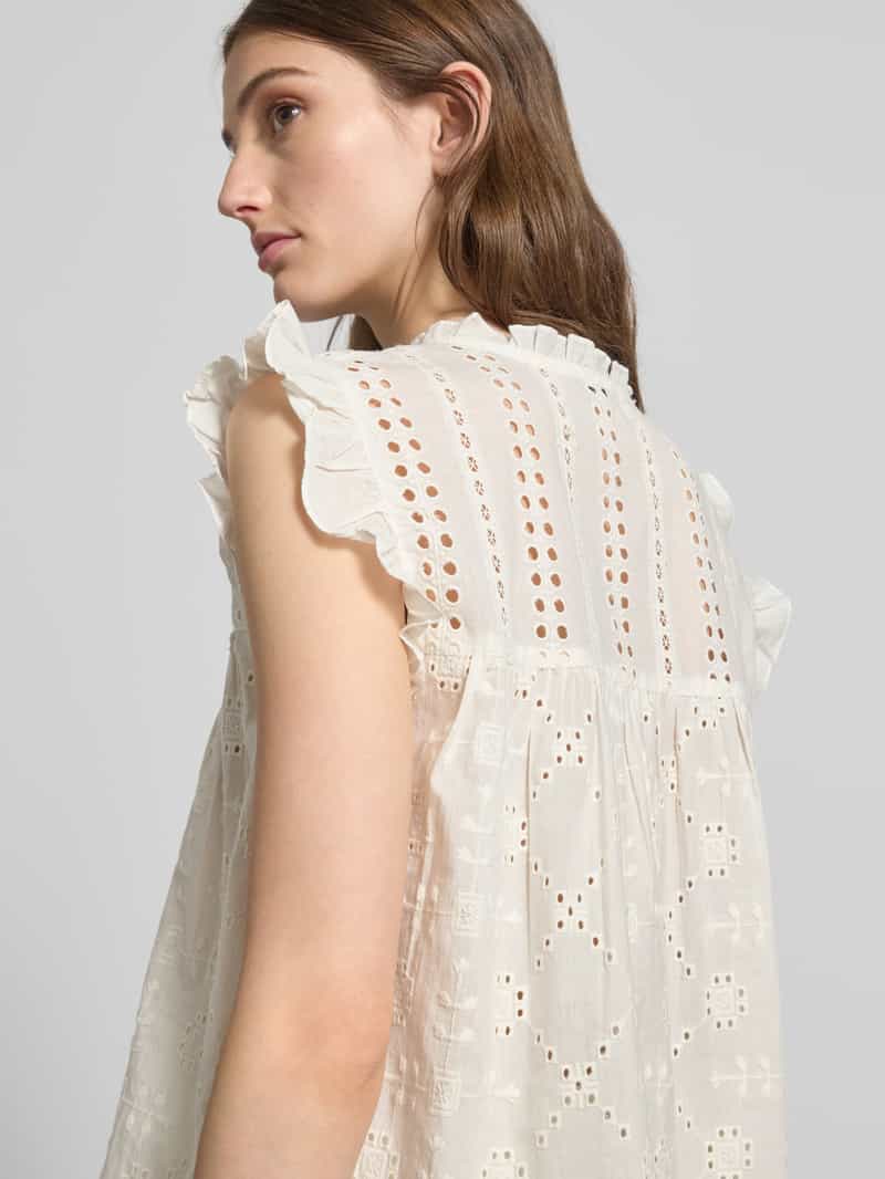 Only Loose fit blousetop van puur katoen model 'REVA LIFE'