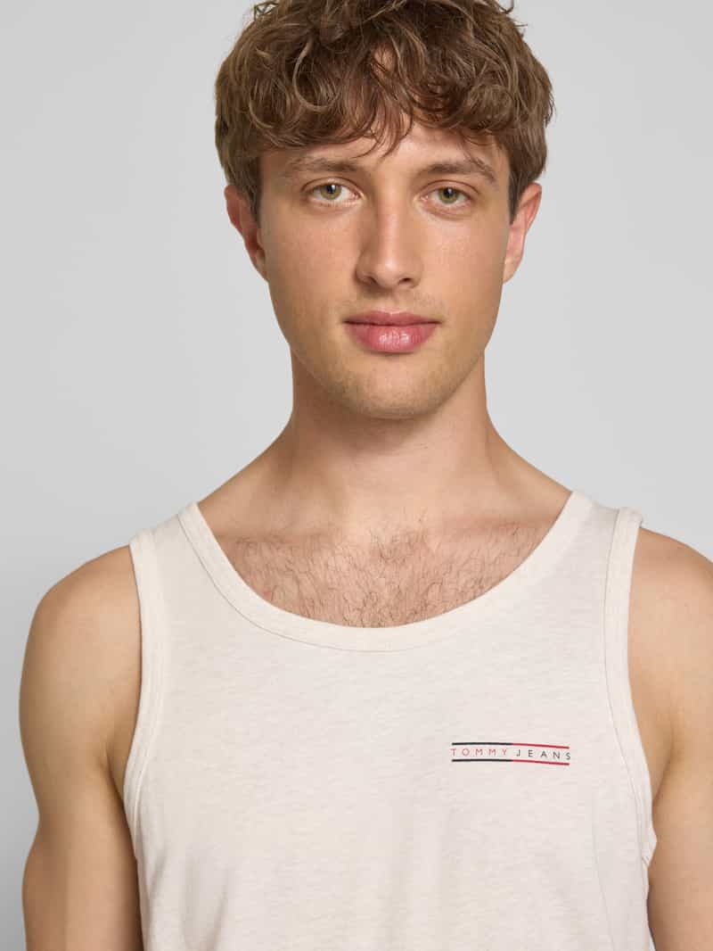 Tommy Jeans Slim fit tanktop van puur katoen