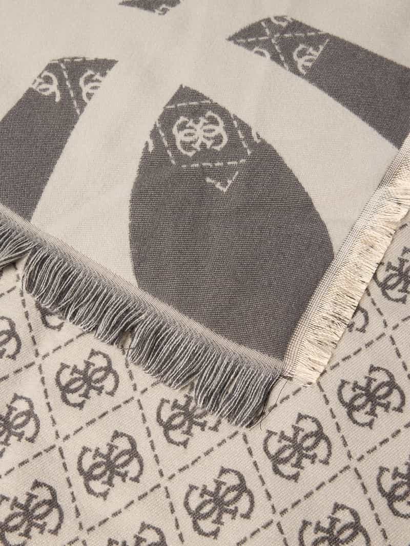 Guess Sjaal met all-over logostitching model 'Kefiah'
