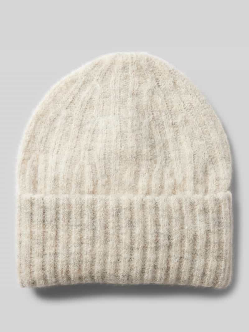 American vintage Beanie met structuurmotief en alpaca model 'EAST'