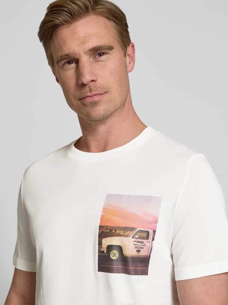 s.Oliver RED LABEL Regular fit T-shirt van puur katoen