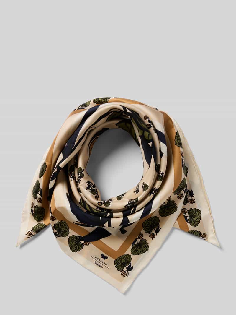 Weekend Max Mara Zijden sjaal met all-over motief model 'ONESTO'