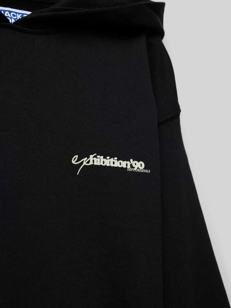 jack & jones Hoodie met labelprint model 'GREENPOINT'