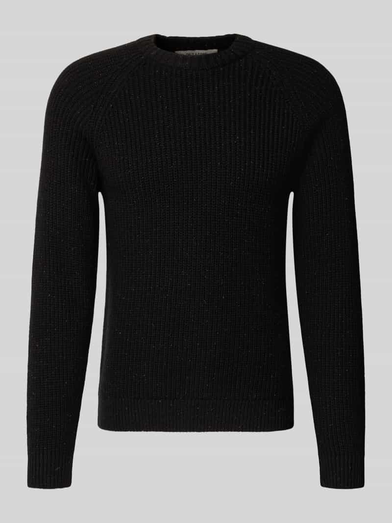 Only & Sons Regular fit gebreide pullover van katoenmix met wol model 'LITUS'