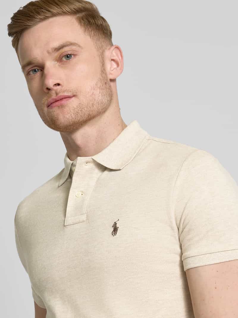 Polo Ralph Lauren Custom slim fit poloshirt van puur katoen