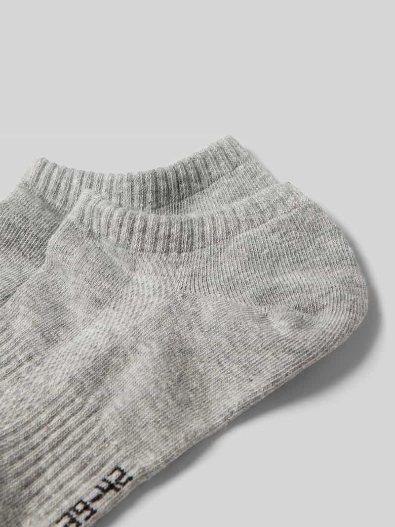 Snocks Sneakersokken met elastische ribboordjes in een set van 2 paar