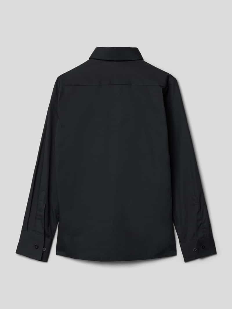 Slim fit overhemd met platte kraag en knoopsluiting Paul Dantus