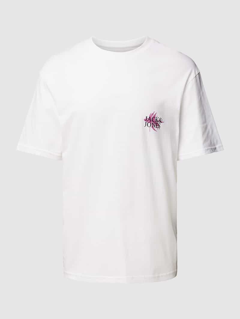 jack & jones T-shirt met motiefprint model 'LAFAYETTE'