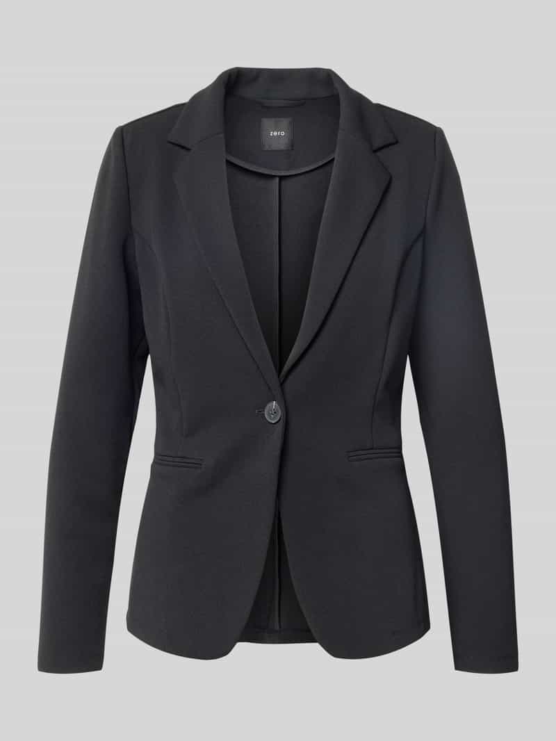 Zero Blazer met reverskraag en strookzakken