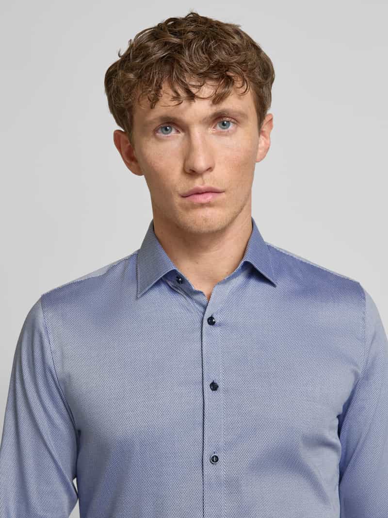 OLYMP No. Six Super slim fit zakelijk overhemd met kentkraag model 'New York'