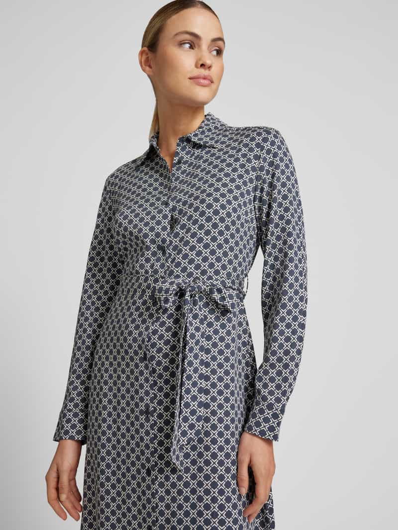 Gant Midi-jurk met strikceintuur