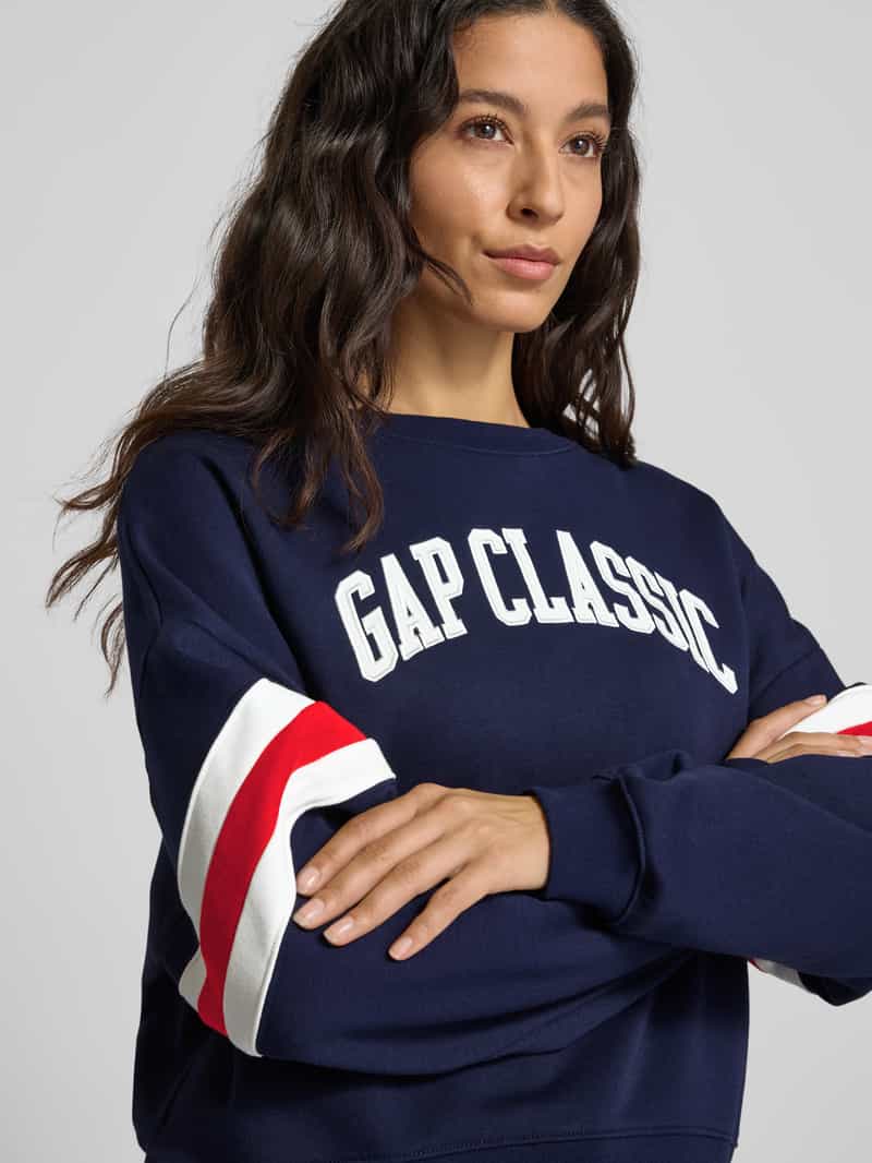 GAP Oversized sweatshirt met labelstitching