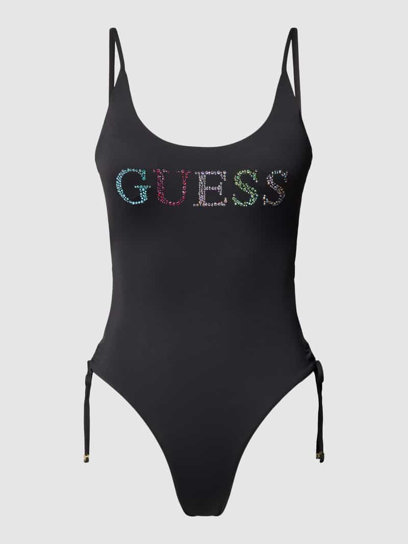 Guess Badpak met strass-steentjes model 'ONE PIECE'