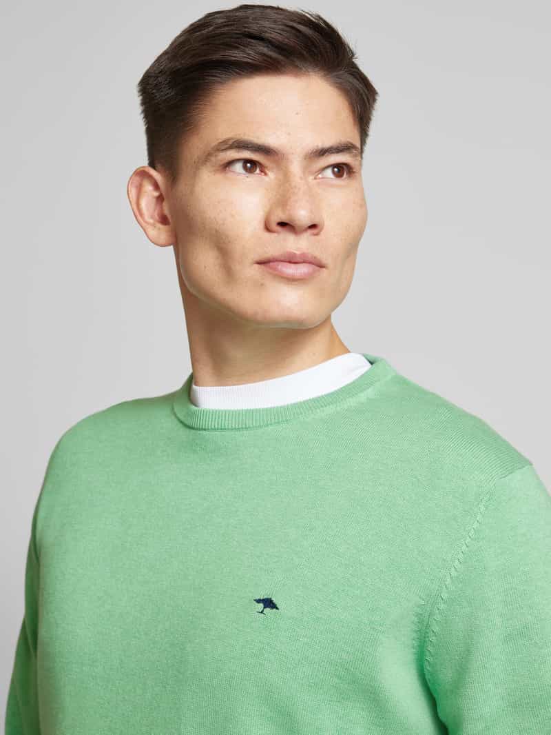 FYNCH-HATTON Gebreide pullover met ronde hals