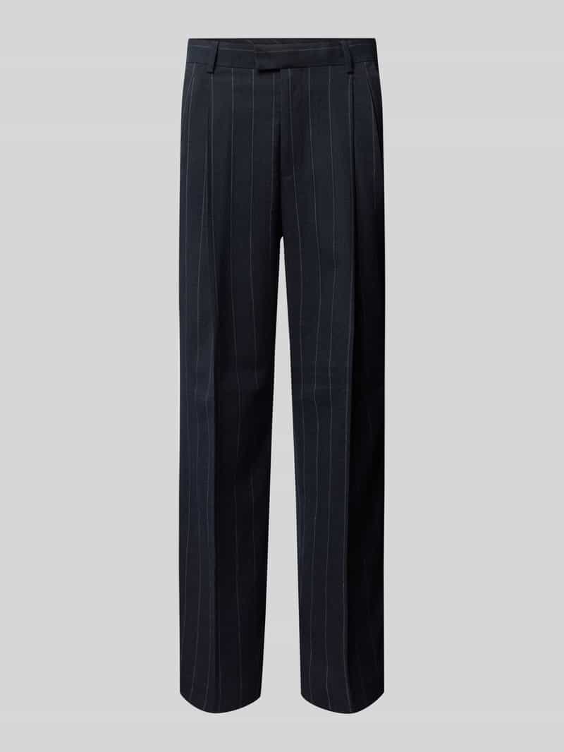 MCNEAL Straight leg pantalon met persplooien