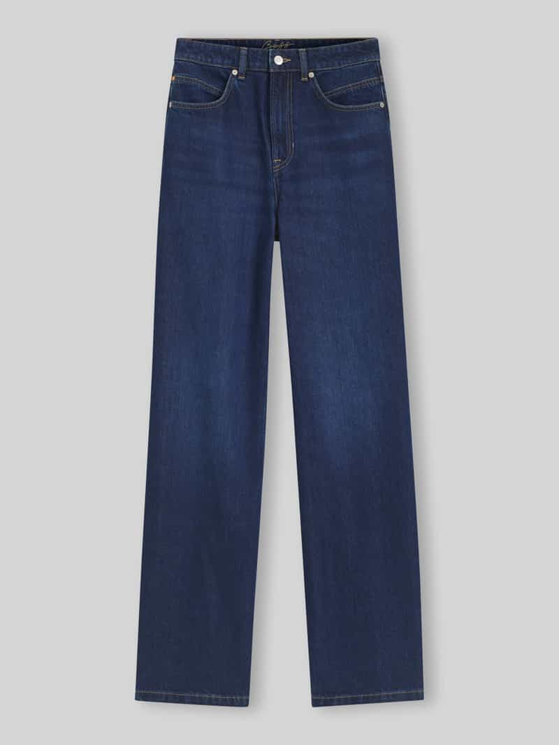 Wide & loose fit jeans van mix van katoen en lyocell model 'MARLENE'