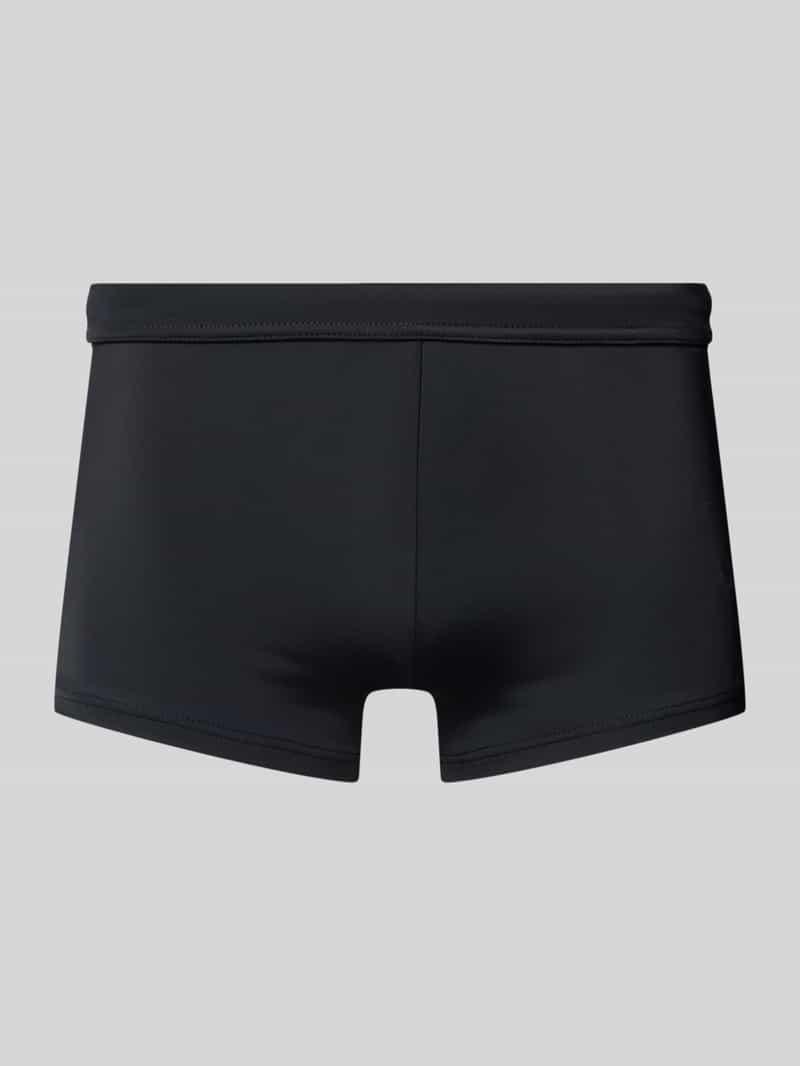 HOM Slim fit zwembroek met labelpatch model 'SEA LIFE'