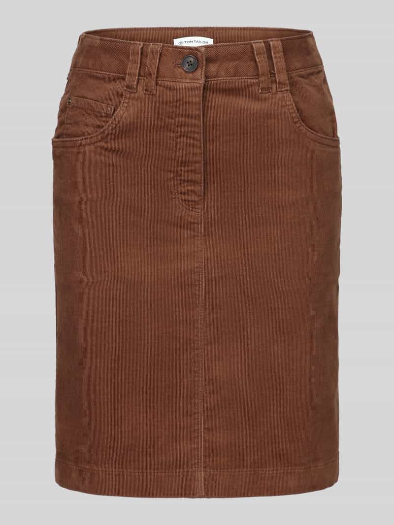 Tom Tailor Mini-rok met loopsplit achteraan