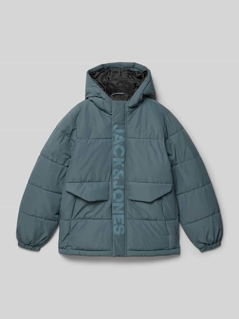 jack & jones Gewatteerd jack met capuchon