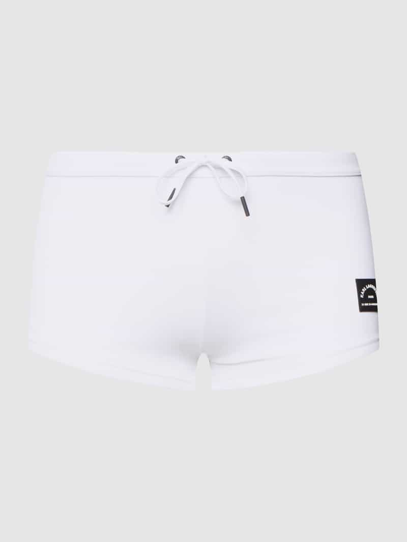 Zwembroek met labelpatch Karl Lagerfeld Beachwear