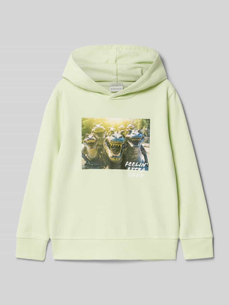 Tom Tailor Regular fit hoodie van puur katoen