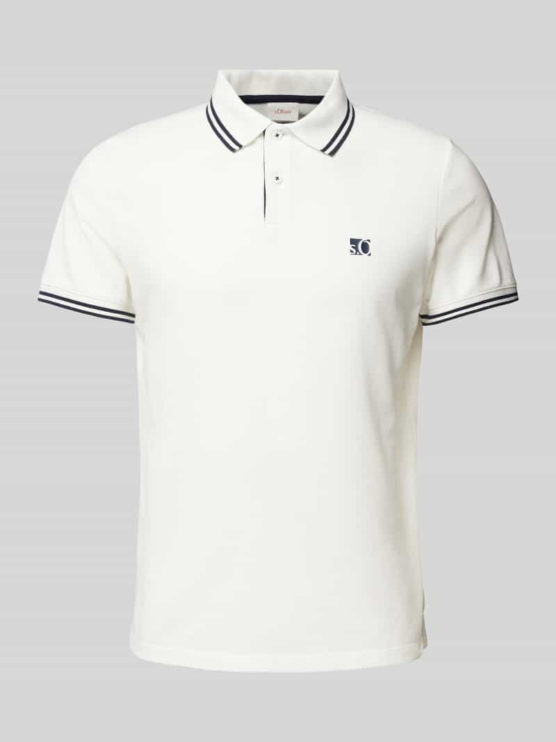 s.Oliver RED LABEL Poloshirt met labelprint