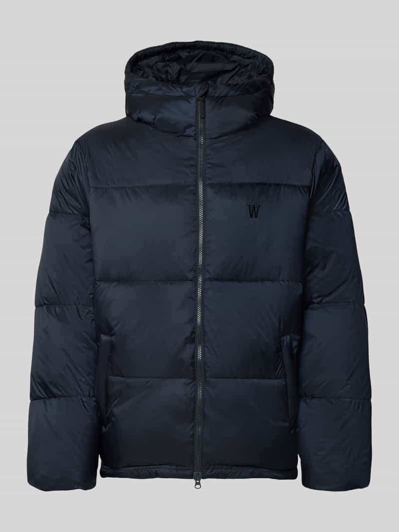 Wood Gewatteerd jack met capuchon model 'CLAUS PUFFER JACKET'