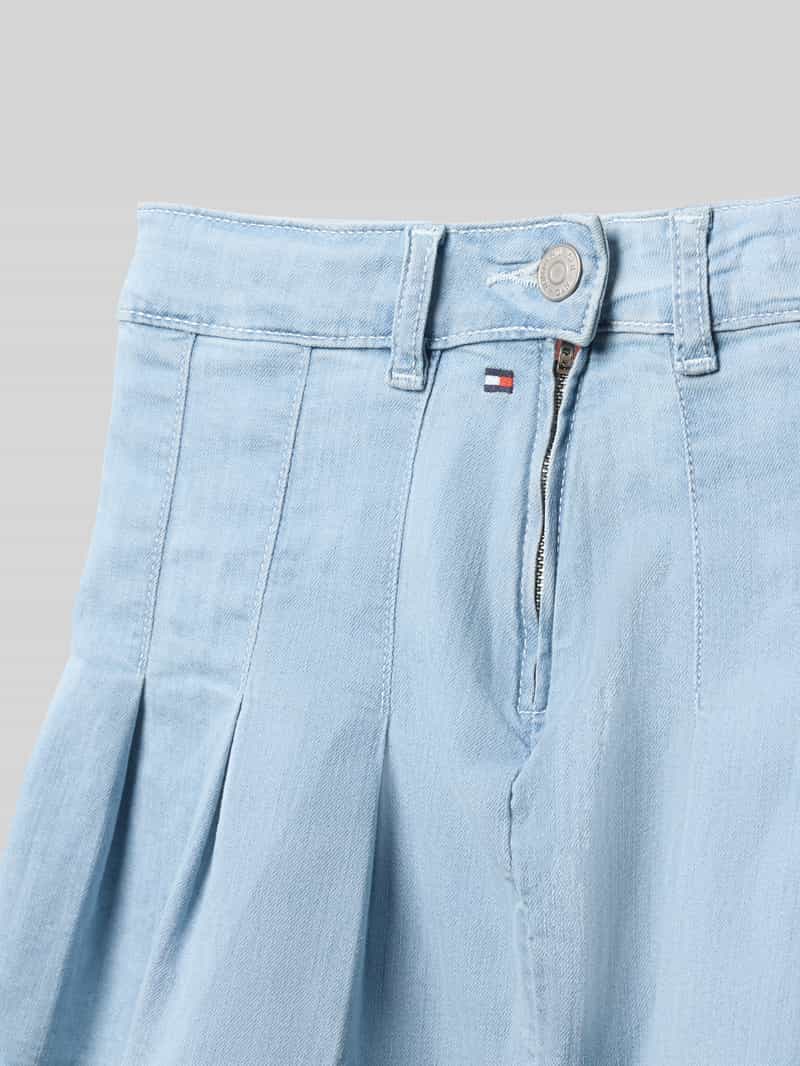 Tommy Hilfiger Teens Jeansrok met plooien
