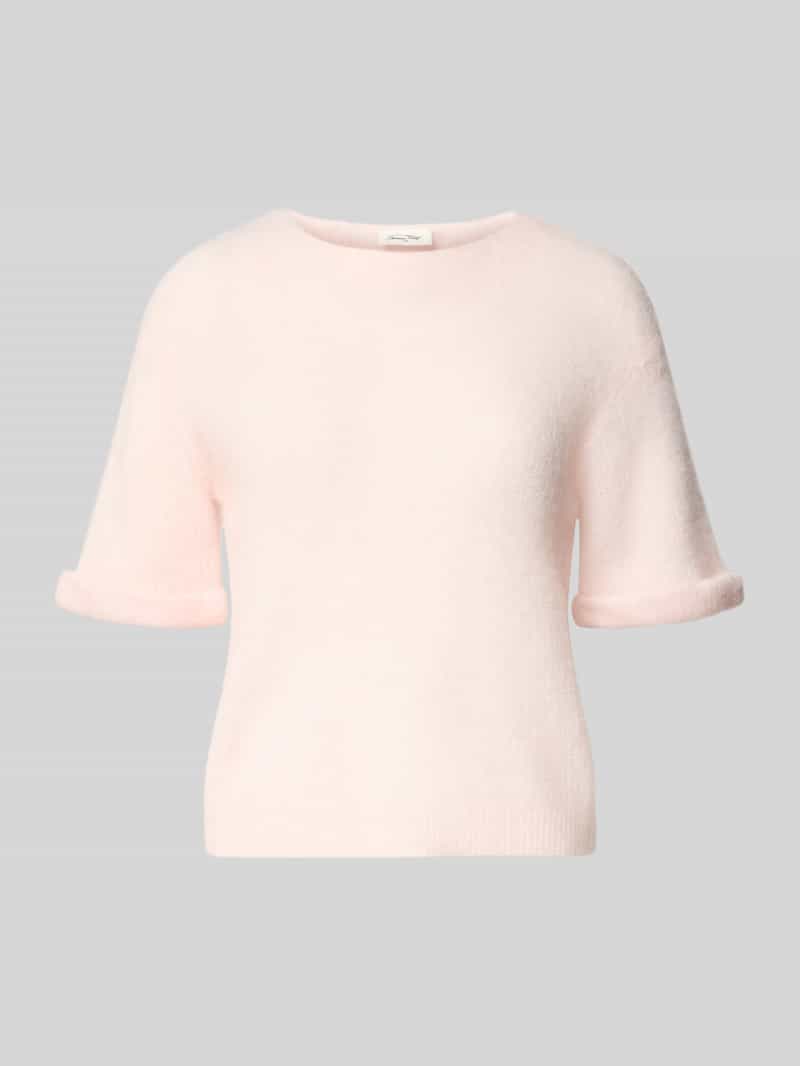 American vintage Gebreide pullover met ribboorden model 'NENYBAY'