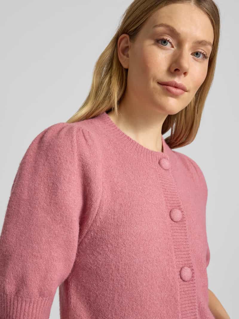 NEO NOIR Gebreide cardigan met 1 2-mouwen model 'Trudy'