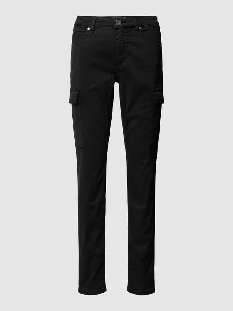 Marc O'Polo Slim fit cargobroek in effen design